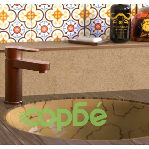 SCHÜTTE Смесител за мивка ELEPHANT, матов мед ➤ топ цена ➤ sorbe.bg