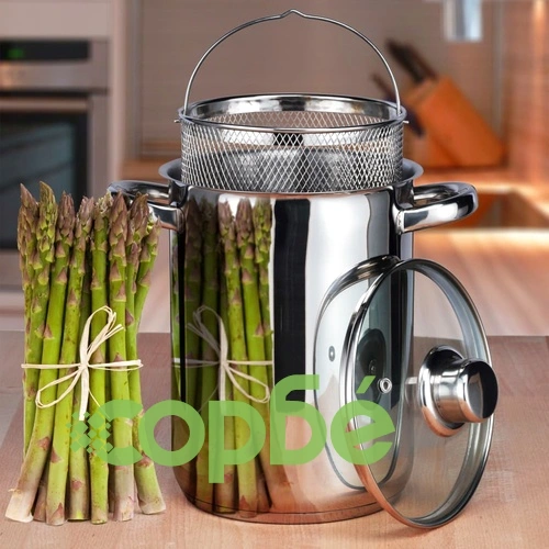 HI Тенджера за аспержи, 4 л, сребриста ➤ топ цена ➤ sorbe.bg