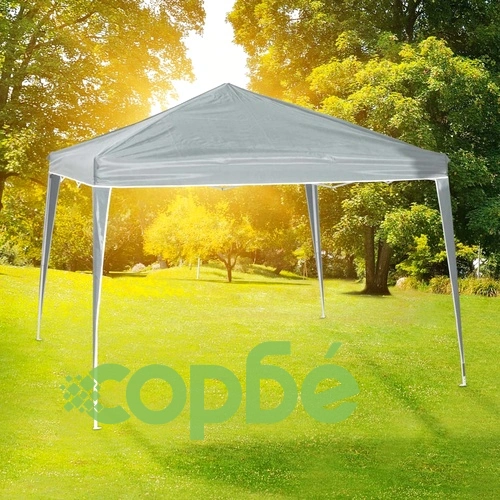 HI Сгъваема парти палатка, 3x3 м, сива ➤ топ цена ➤ sorbe.bg