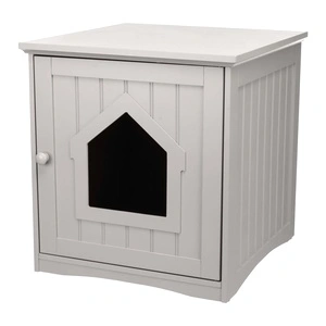 TRIXIE Къща за котки - заграждение на котешка тоалетна 49x51x51см сива