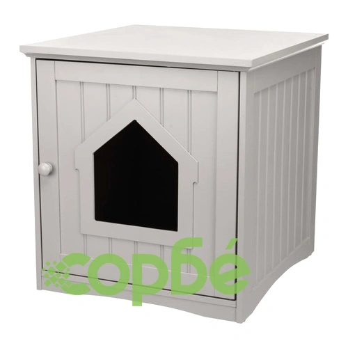 TRIXIE Къща за котки - заграждение на котешка тоалетна 49x51x51см сива ➤ топ цена ➤ sorbe.bg