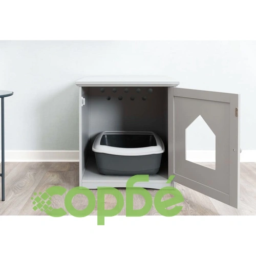 TRIXIE Къща за котки - заграждение на котешка тоалетна 49x51x51см сива ➤ топ цена ➤ sorbe.bg
