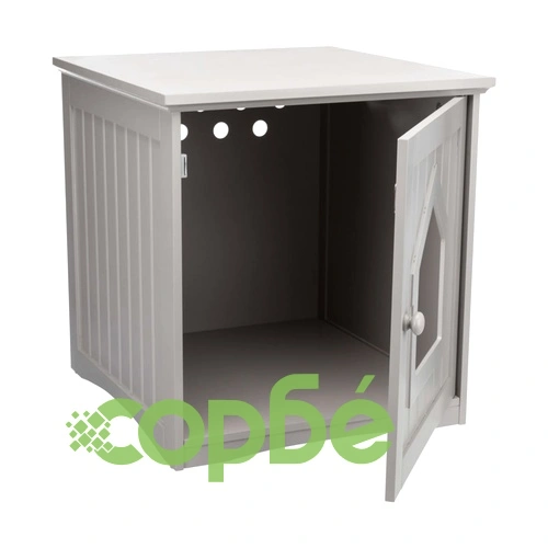 TRIXIE Къща за котки - заграждение на котешка тоалетна 49x51x51см сива ➤ топ цена ➤ sorbe.bg