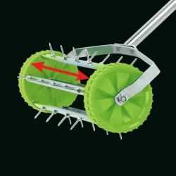 Draper Tools Ротационен аератор за тревни площи 450 мм зелен