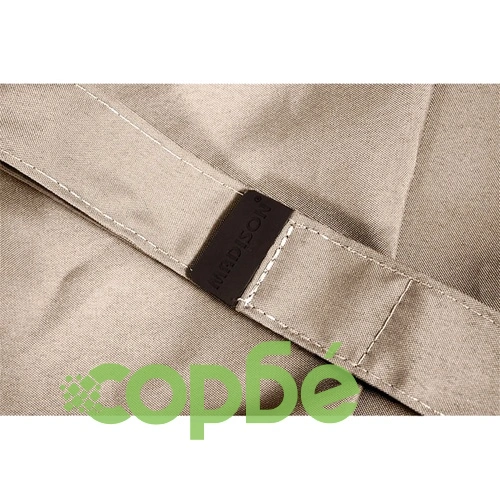 Madison Градински чадър Tenerife, 300 см, кръгъл, екрю ➤ топ цена ➤ sorbe.bg