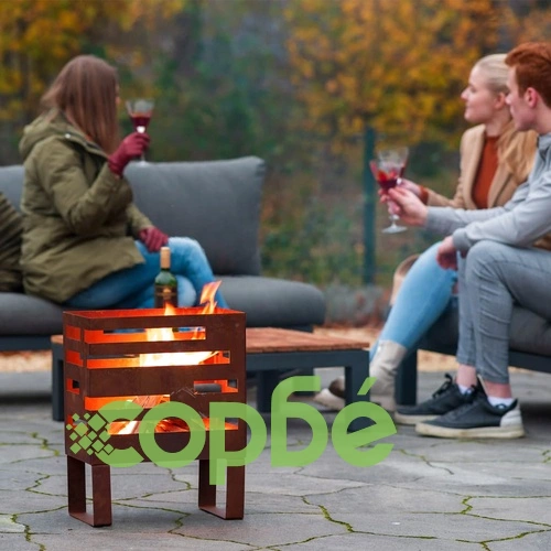 RedFire Кош за огън Madison стомана с ръждив цвят ➤ топ цена ➤ sorbe.bg