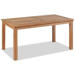 Маса за кафе тиково дърво 90x50x45 см