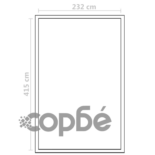 Оранжерия подсилен алуминий 10,53 м² ➤ топ цена ➤ sorbe.bg