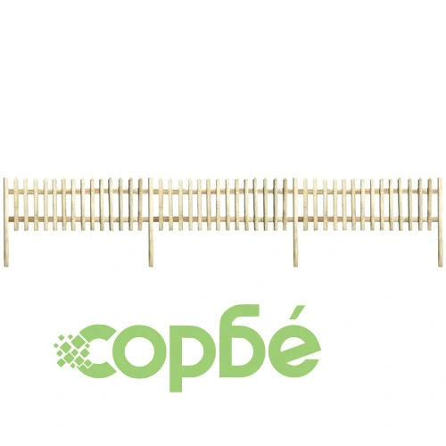 Решетъчна ограда импрегниран бор 5,1 м 130 см 5/7 см ➤ топ цена ➤ sorbe.bg