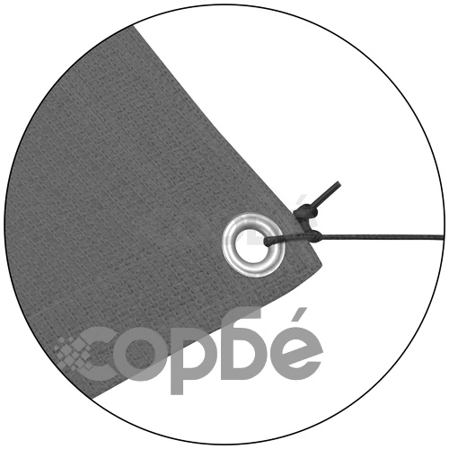 Сенник Tarp с рейки, HDPE, квадратен, 5x5 м, антрацит ➤ топ цена ➤ sorbe.bg