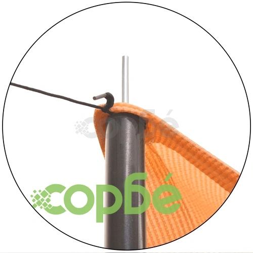 Сенник Tarp с рейки, HDPE, квадратен, 4x4 м, бежов ➤ топ цена ➤ sorbe.bg