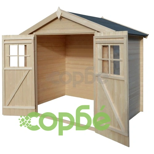 Градинска барака, 2x1,5 м, 19 мм, дървена ➤ топ цена ➤ sorbe.bg