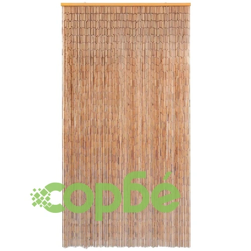 Завеса за врата против насекоми, бамбук, 120x220 cм ➤ топ цена ➤ sorbe.bg