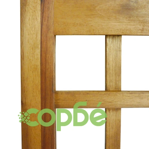 Разделител за стая, 4-панелен, акация масив, 160x170 cм ➤ топ цена ➤ sorbe.bg