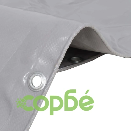 Брезентово платнище, 650 г/м², 4x7 м, сиво ➤ топ цена ➤ sorbe.bg