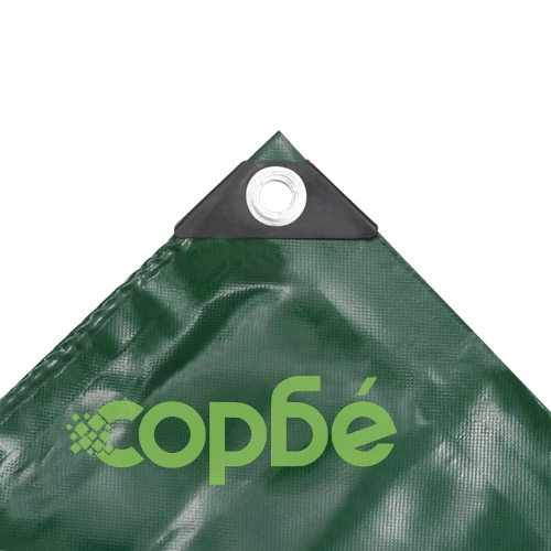 Брезентово платнище, 650 гр/м², 4x5 м, цвят зелен ➤ топ цена ➤ sorbe.bg