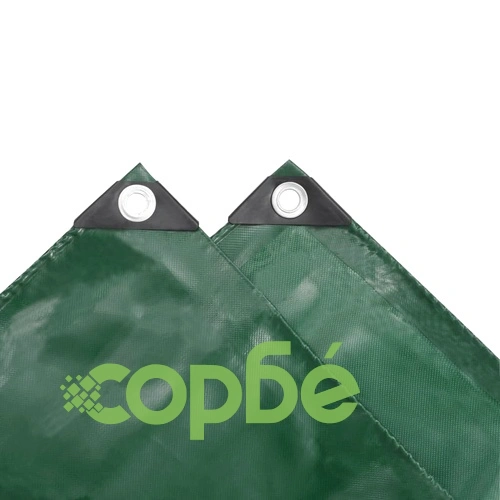 Брезентово платнище, 650 гр/м², 4x5 м, цвят зелен ➤ топ цена ➤ sorbe.bg