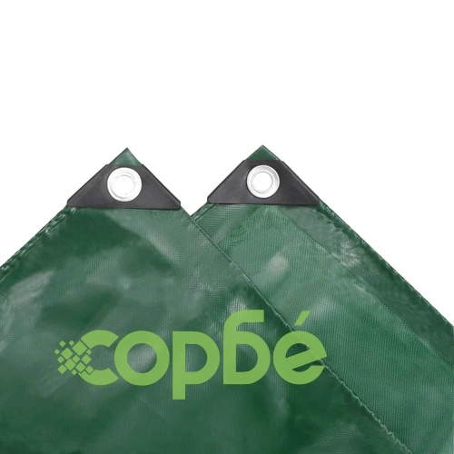 Брезентово платнище, 650 гр/м², 4x6 м, цвят зелен ➤ топ цена ➤ sorbe.bg