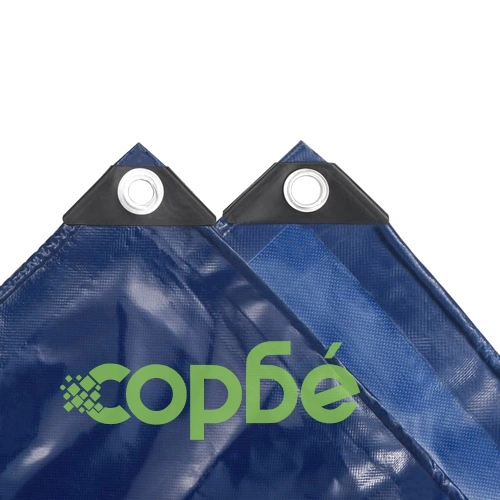 Брезентово платнище, 650 гр/м², 4x7 м, цвят син ➤ топ цена ➤ sorbe.bg