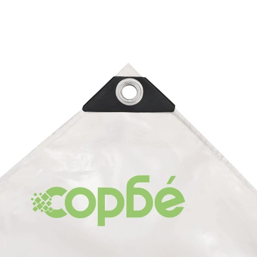 Брезентово платнище, 650 гр/м², 3x5 м, цвят бял ➤ топ цена ➤ sorbe.bg