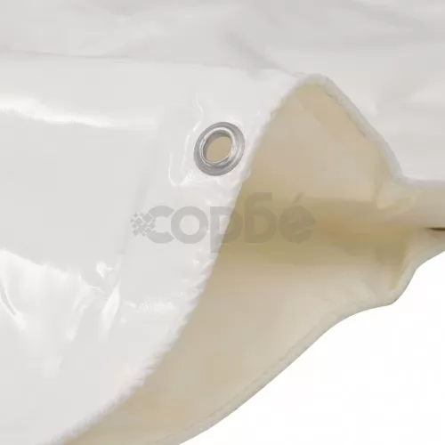 Брезентово платнище, 650 гр/кв.м., 4x5 м, цвят бял ➤ топ цена ➤ sorbe.bg
