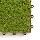 Плочки изкуствена трева, 10 бр, 30x30 см, зелени