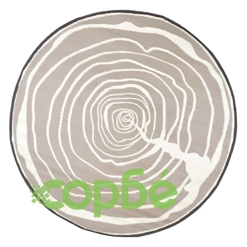 Esschert Design Килим за открито, диам. 170 см, нарастващи пръстени ➤ топ цена ➤ sorbe.bg