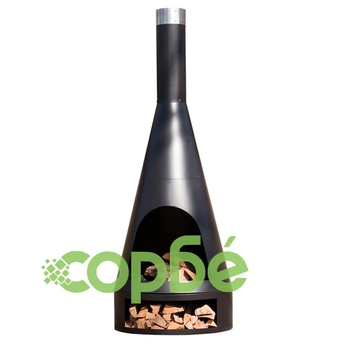 RedFire Камина Kingston, 160x60 см, стомана, матово черна ➤ топ цена ➤ sorbe.bg