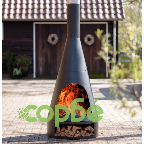 RedFire Камина Kingston, 160x60 см, стомана, матово черна ➤ топ цена ➤ sorbe.bg