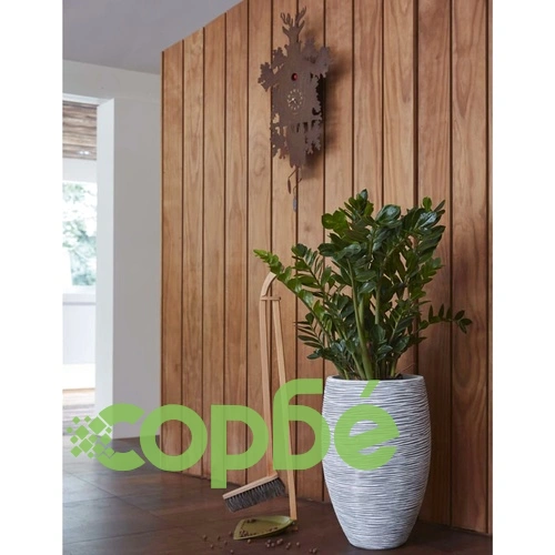 Capi Кашпа Nature Rib Elegant Deluxe 45x72 см слонова кост ➤ топ цена ➤ sorbe.bg
