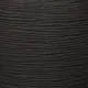 Capi Кашпа Nature Rib елегантна Deluxe 45x72 см черна