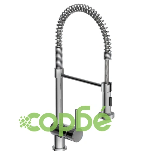 SCHÜTTE Смесител с висок кръгъл чучур BOSTON, спирална пружина, хром ➤ топ цена ➤ sorbe.bg