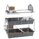 Ferplast Клетка за зайци Barn 100 Double, 95x57x121 см, сива