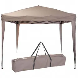 ProGarden Парти палатка Easy-Up 300x300x245 см таупе