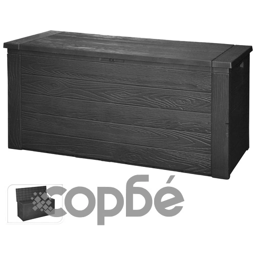 Градинска кутия за съхранение ProGarden 300 л тъмносива ➤ топ цена ➤ sorbe.bg