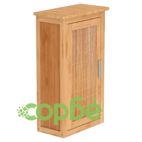 EISL Висок шкаф с врата, бамбук, 40x20x70 см ➤ топ цена ➤ sorbe.bg