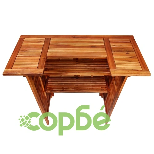 Бар маса, 110x50x105 см, акация масив ➤ топ цена ➤ sorbe.bg