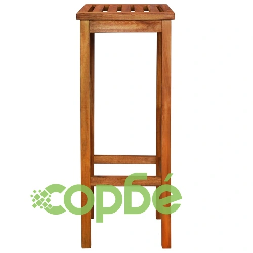 Бар столове, 2 бр, акациево дърво масив ➤ топ цена ➤ sorbe.bg