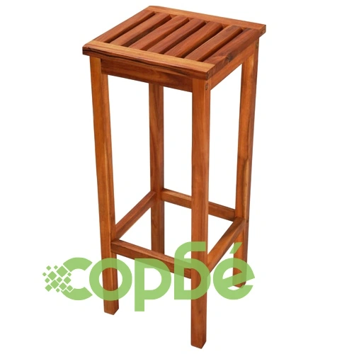 Бар столове, 2 бр, акациево дърво масив ➤ топ цена ➤ sorbe.bg