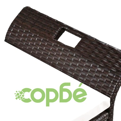 Пейка за съхранение с възглавница, 138 см, полиратан, кафява ➤ топ цена ➤ sorbe.bg