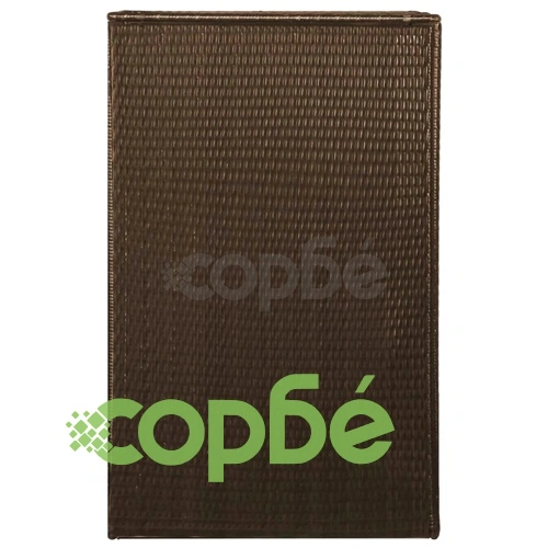 Единичен навес за кофа за смет, полиратан, 76x78x120 см, кафяв ➤ топ цена ➤ sorbe.bg