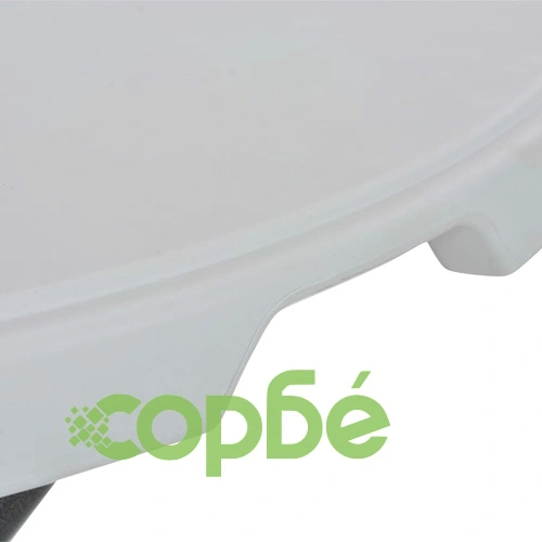 Сгъваема бар маса, бяла, 80x110 см, HDPE ➤ топ цена ➤ sorbe.bg