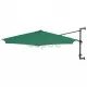 Чадър за монтаж на стена с метален прът, 300 см, зелен