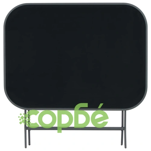 Сгъваем градински комплект, 5 части, стомана и Textilene, сив ➤ топ цена ➤ sorbe.bg