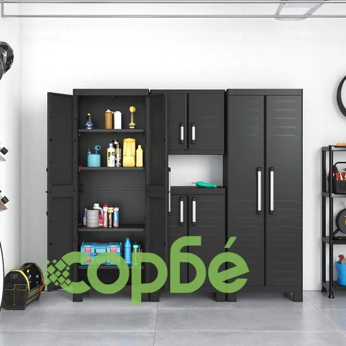 Кеtер Мултифункционален шкаф за съхранение Detroit, черен ➤ топ цена ➤ sorbe.bg