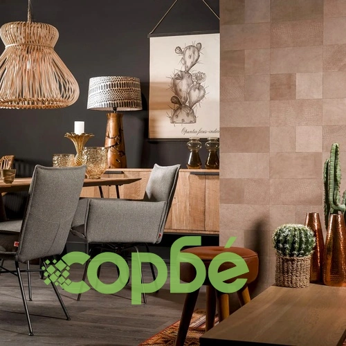 WallArt Кожени плочки Argyle, опушено таупе, 32 бр ➤ топ цена ➤ sorbe.bg