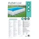 Bestway Соларно покривало за басейн Flowclear правоъгълно 703x336 см