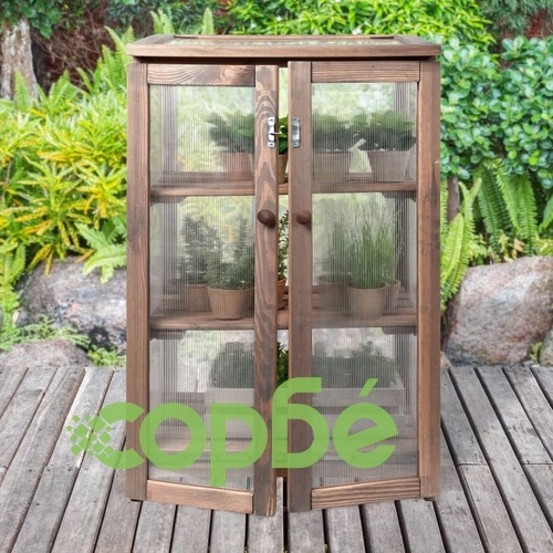 Esschert Design Oранжерия S кафява ➤ топ цена ➤ sorbe.bg