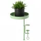 Esschert Design Подложка за растения със скоба кръгла зелена S