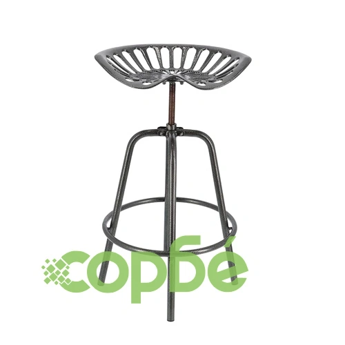 Esschert Design Бар стол Трактор, сив ➤ топ цена ➤ sorbe.bg